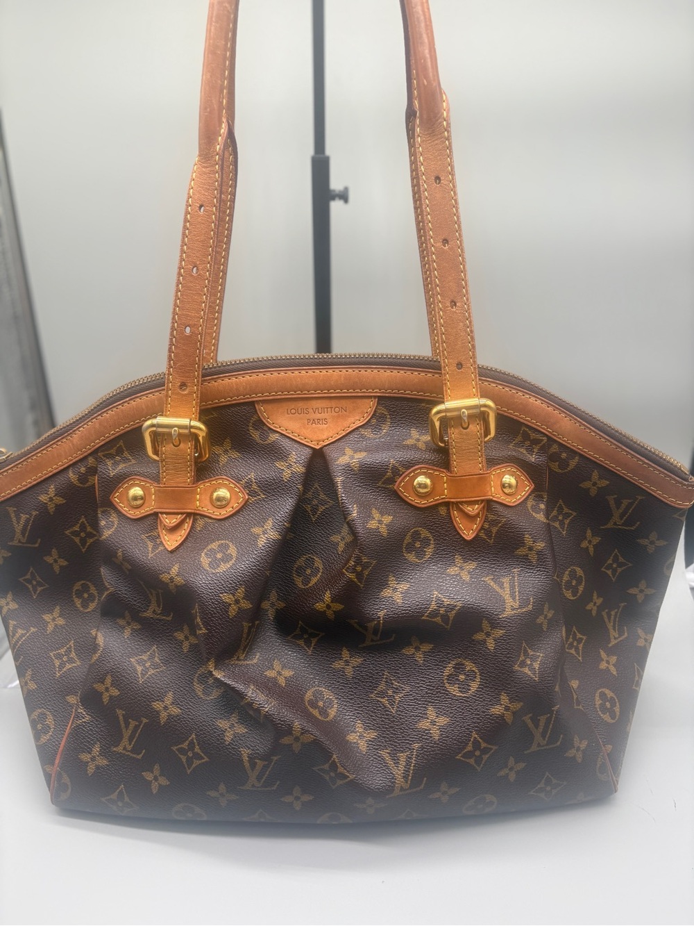 Louis Vuitton Tivoli GM Monogram Canvas Shoulder Tote Bag M40144